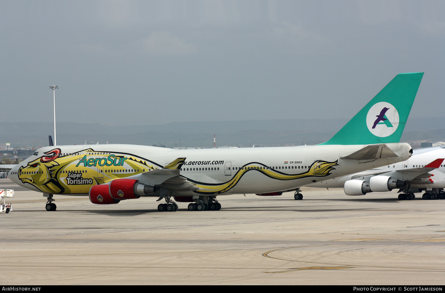 Aircraft Photo of CP-2603 | Boeing 747-443 | AeroSur | AirHistory.net #204195