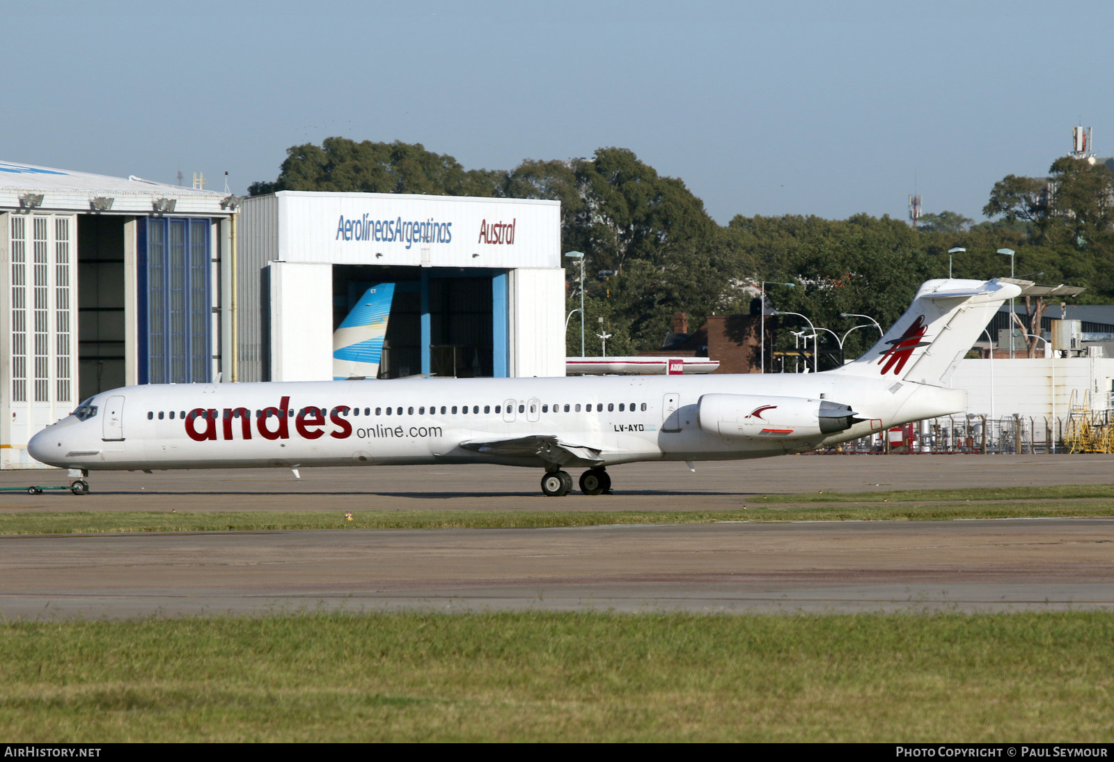 Aircraft Photo of LV-AYD | McDonnell Douglas MD-83 (DC-9-83) | Andes Líneas Aéreas | AirHistory.net #204222