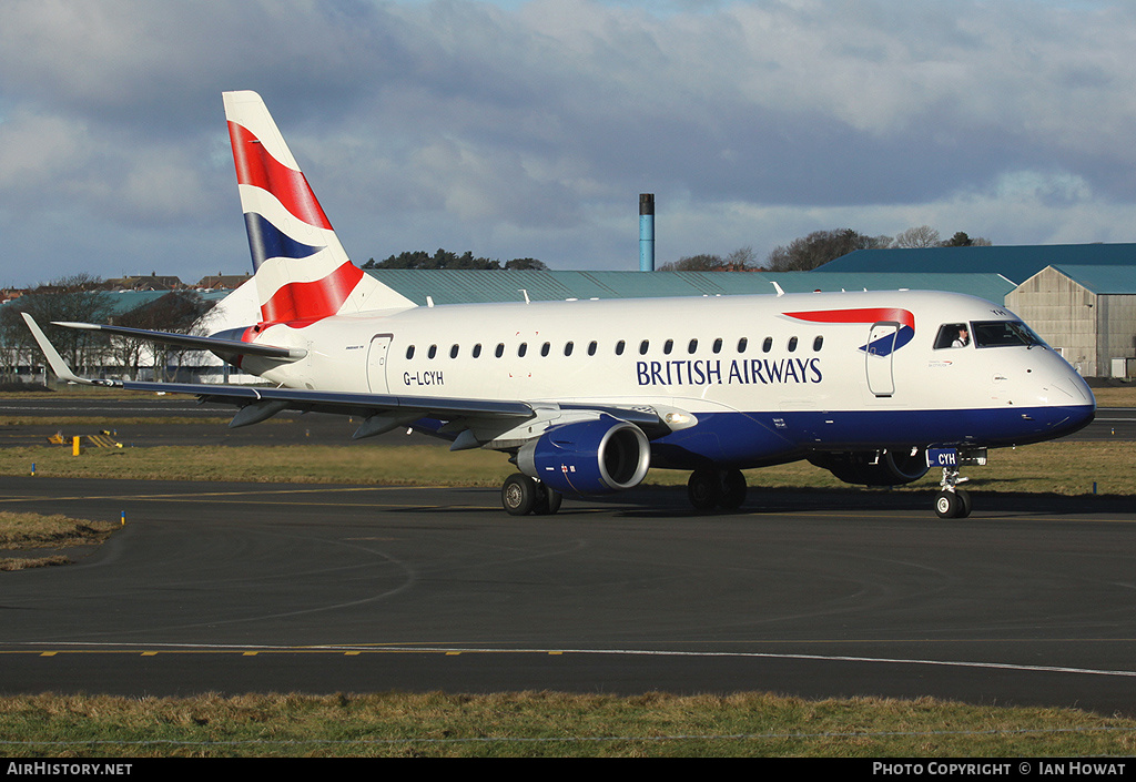 Aircraft Photo of G-LCYH | Embraer 170STD (ERJ-170-100STD) | British Airways | AirHistory.net #204233