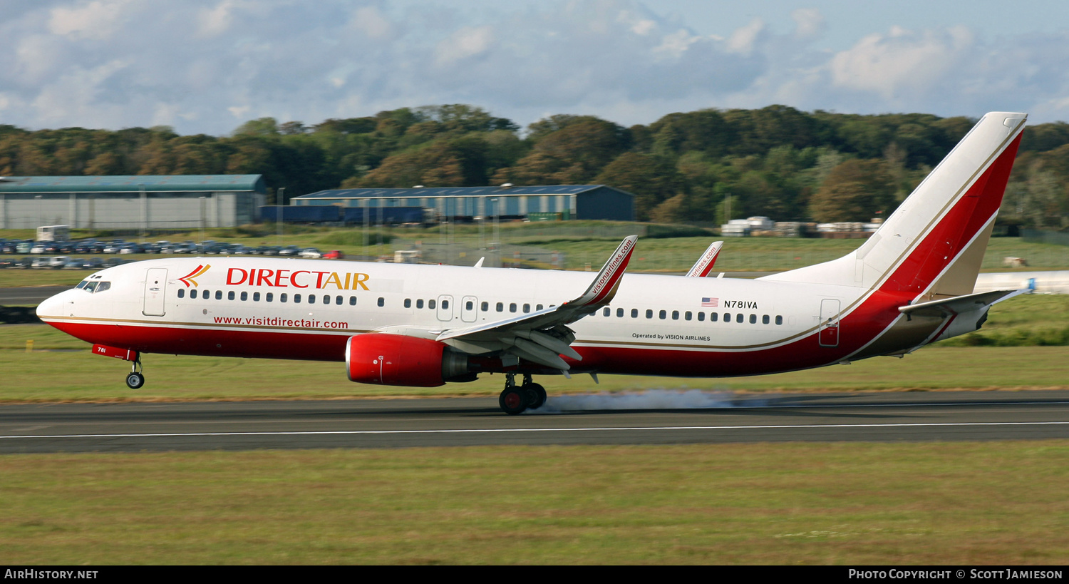 Aircraft Photo of N781VA | Boeing 737-8Q8 | Direct Air | AirHistory.net #204239