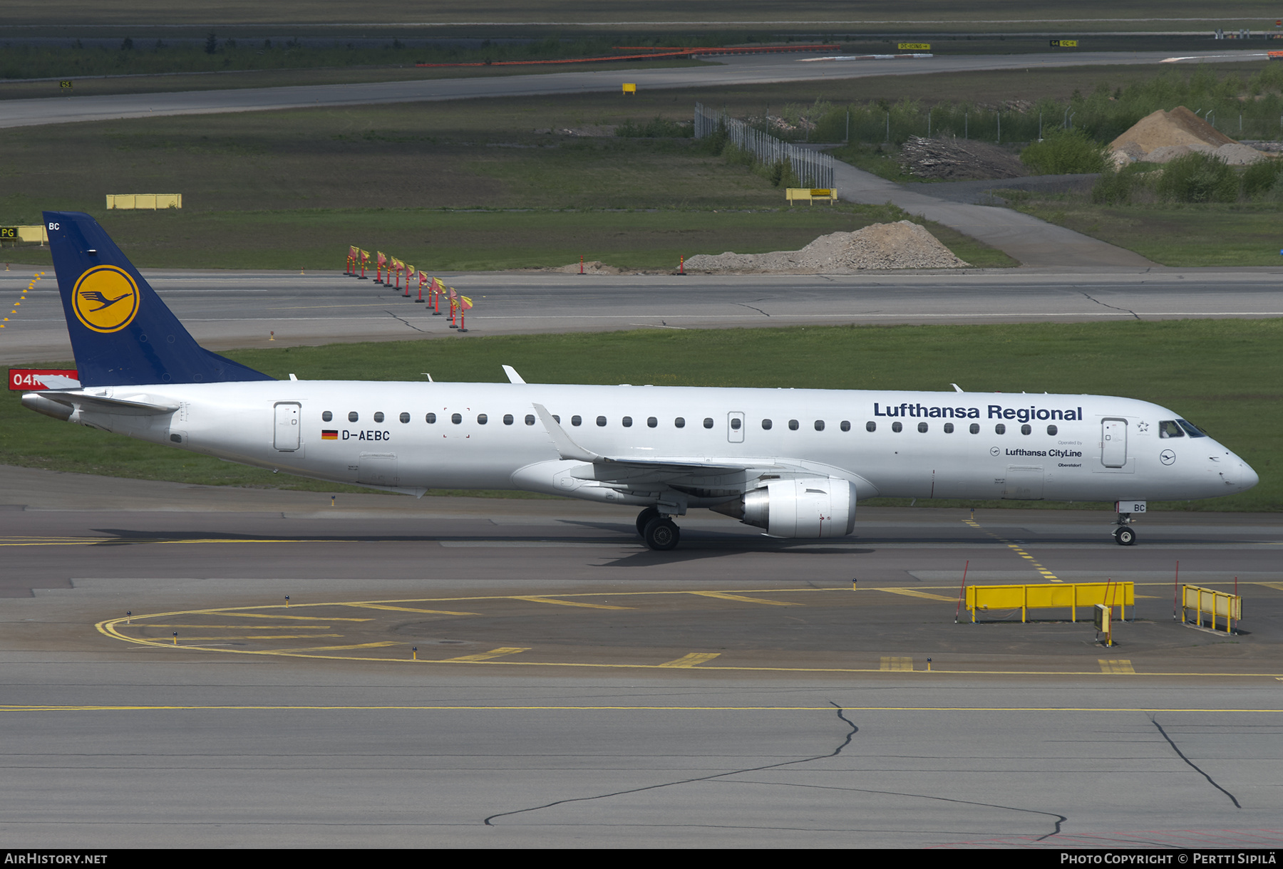 Aircraft Photo of D-AEBC | Embraer 195LR (ERJ-190-200LR) | Lufthansa Regional | AirHistory.net #204240
