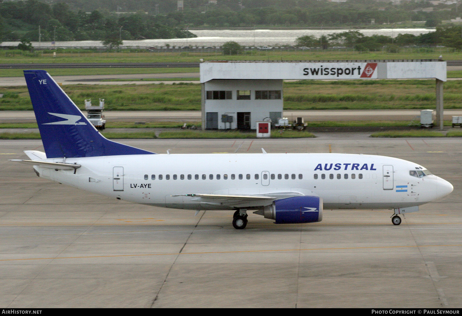 Aircraft Photo of LV-AYE | Boeing 737-5H6 | AirHistory.net #204247