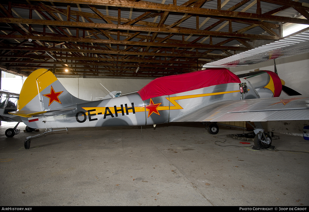 Aircraft Photo of OE-AHH | Yakovlev Yak-52TW | AirHistory.net #204277