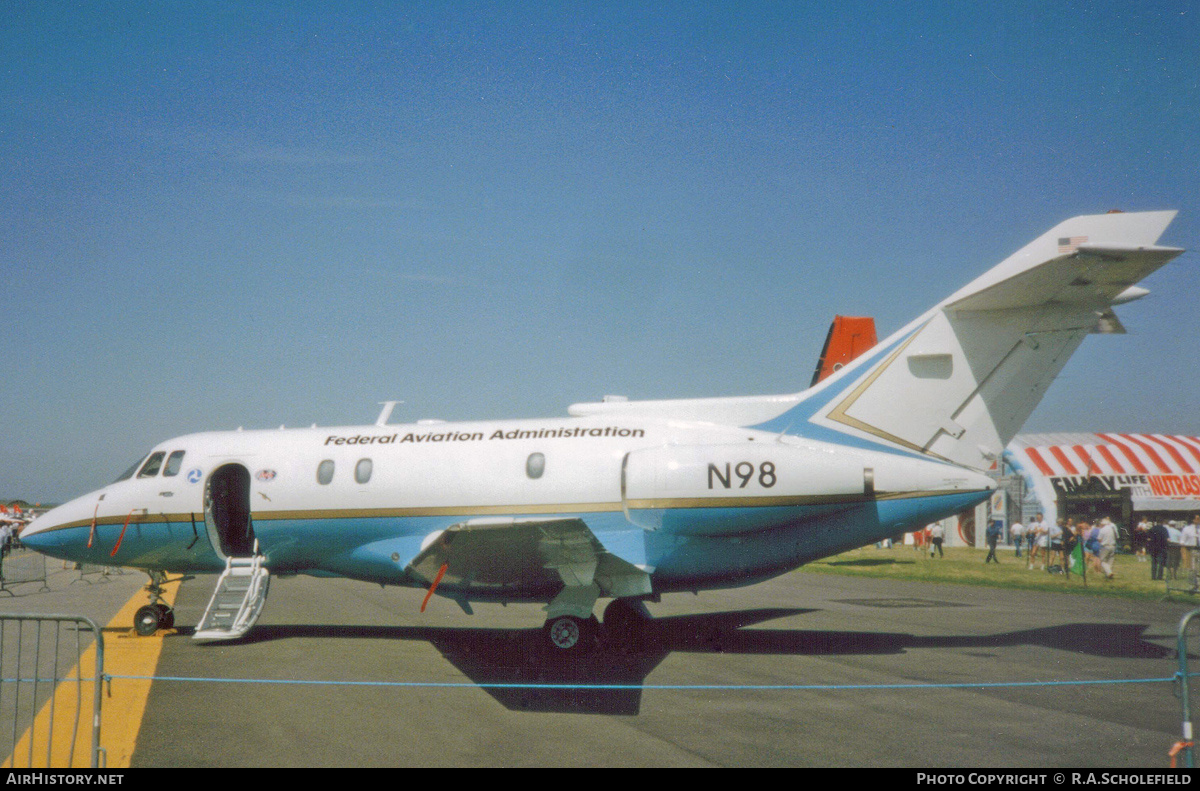 Aircraft Photo of N98 | British Aerospace C-29A (BAe-125-800FI) | FAA - Federal Aviation Administration | AirHistory.net #204331