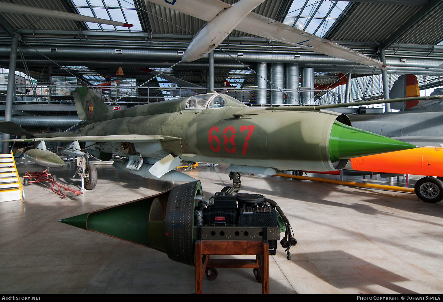 Aircraft Photo of 687 | Mikoyan-Gurevich MiG-21MF | AirHistory.net #204356