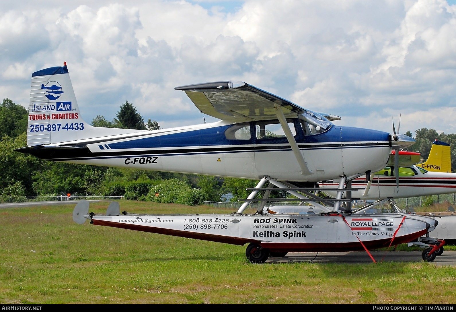 Aircraft Photo of C-FQRZ | Cessna 182B | Island Air Tours & Charters | AirHistory.net #204359