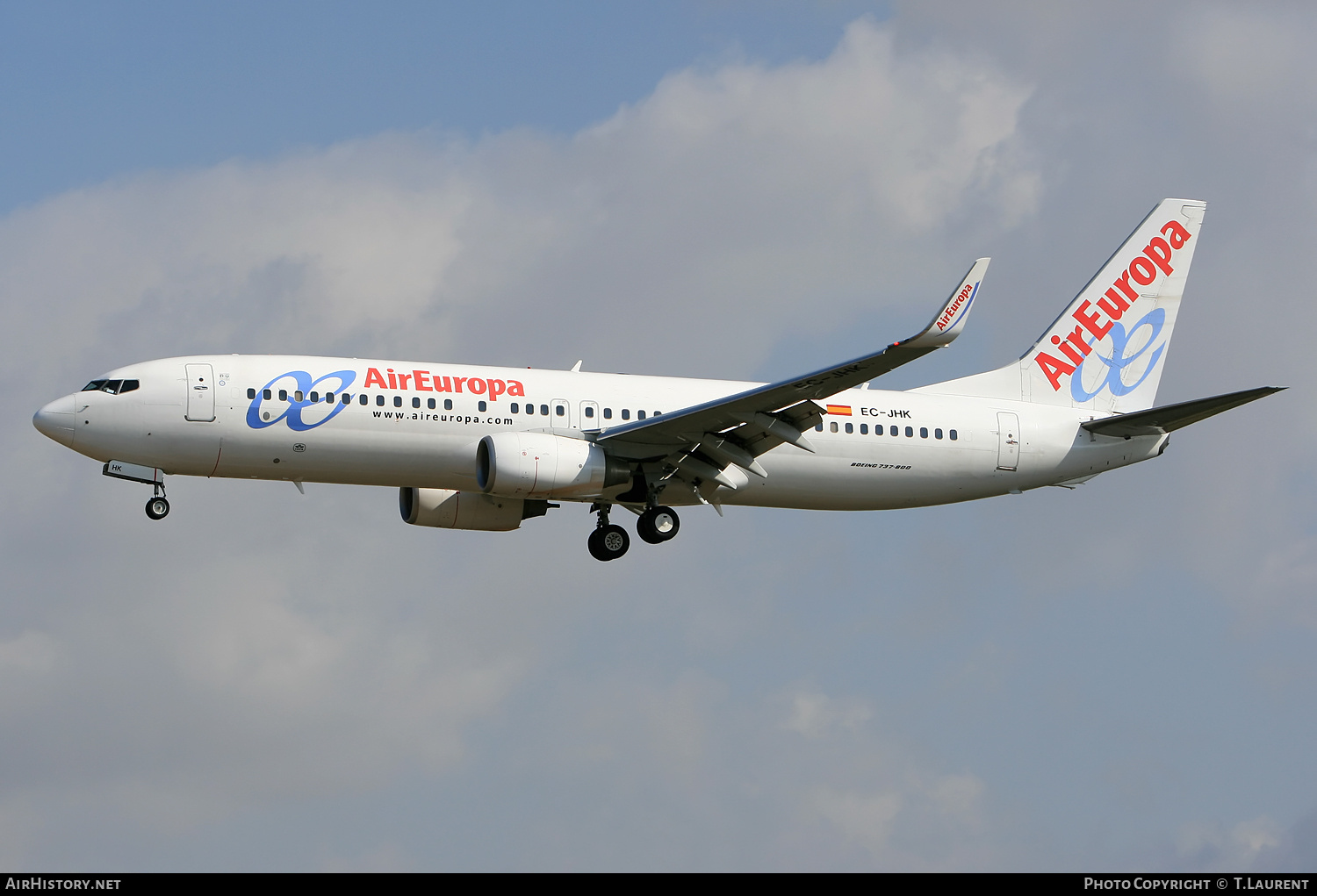 Aircraft Photo of EC-JHK | Boeing 737-85P | Air Europa | AirHistory.net #204376