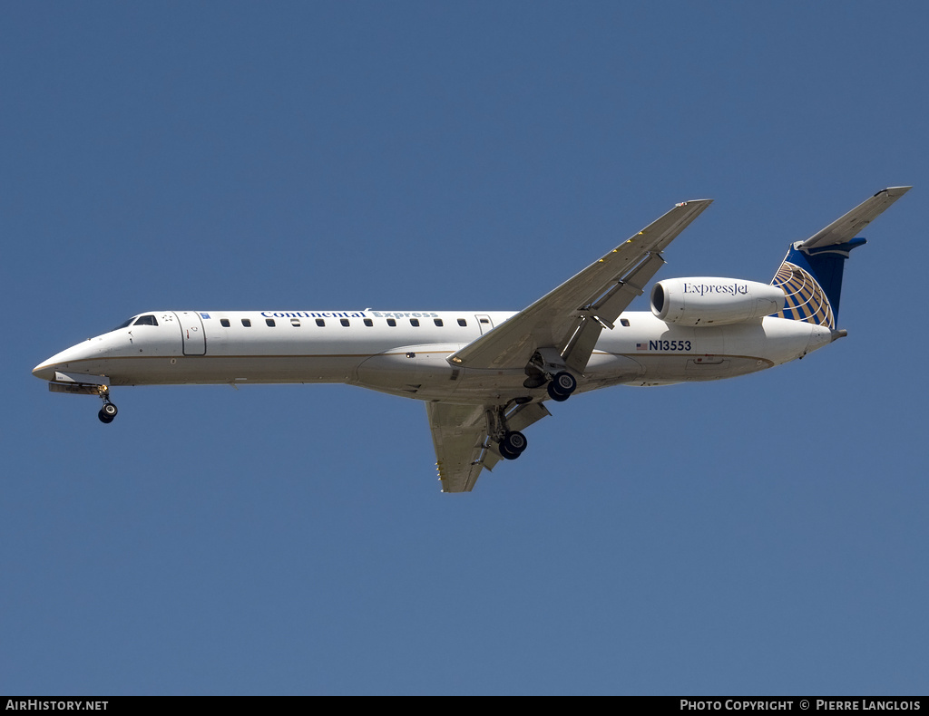 Aircraft Photo of N13553 | Embraer ERJ-145LR (EMB-145LR) | Continental Express | AirHistory.net #204386