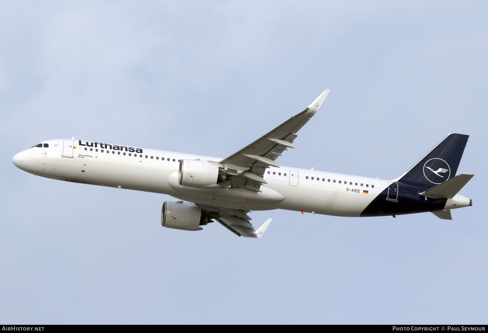 Aircraft Photo of D-AIEE | Airbus A321-271NX | Lufthansa | AirHistory.net #204451