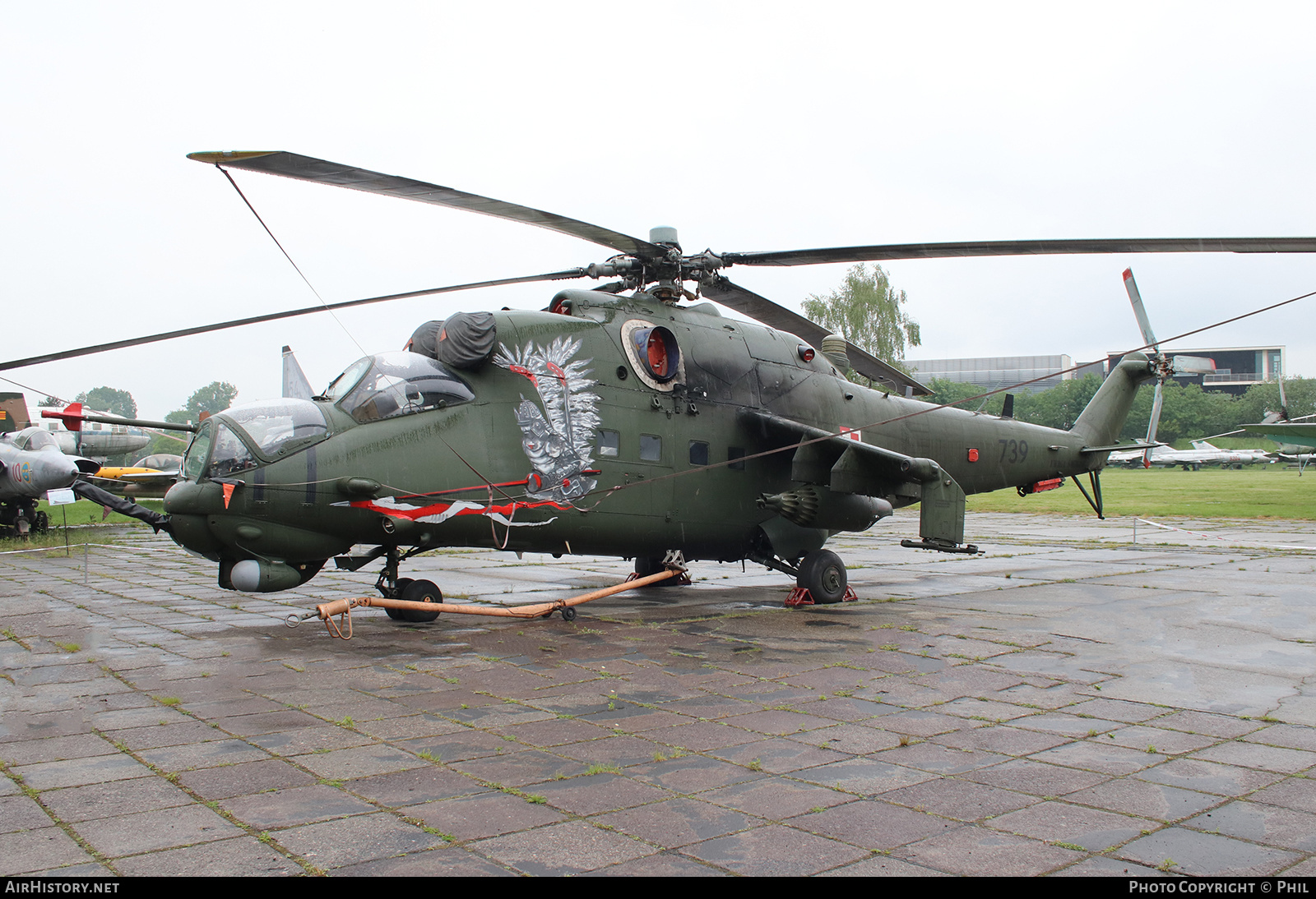 Aircraft Photo of 739 | Mil Mi-24W | Poland - Army | AirHistory.net #204461