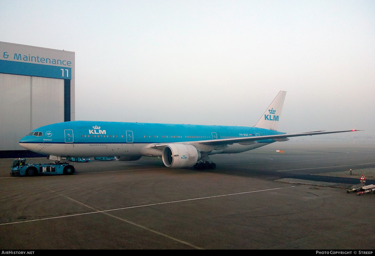 Aircraft Photo of PH-BQE | Boeing 777-206/ER | KLM - Royal Dutch Airlines | AirHistory.net #204466