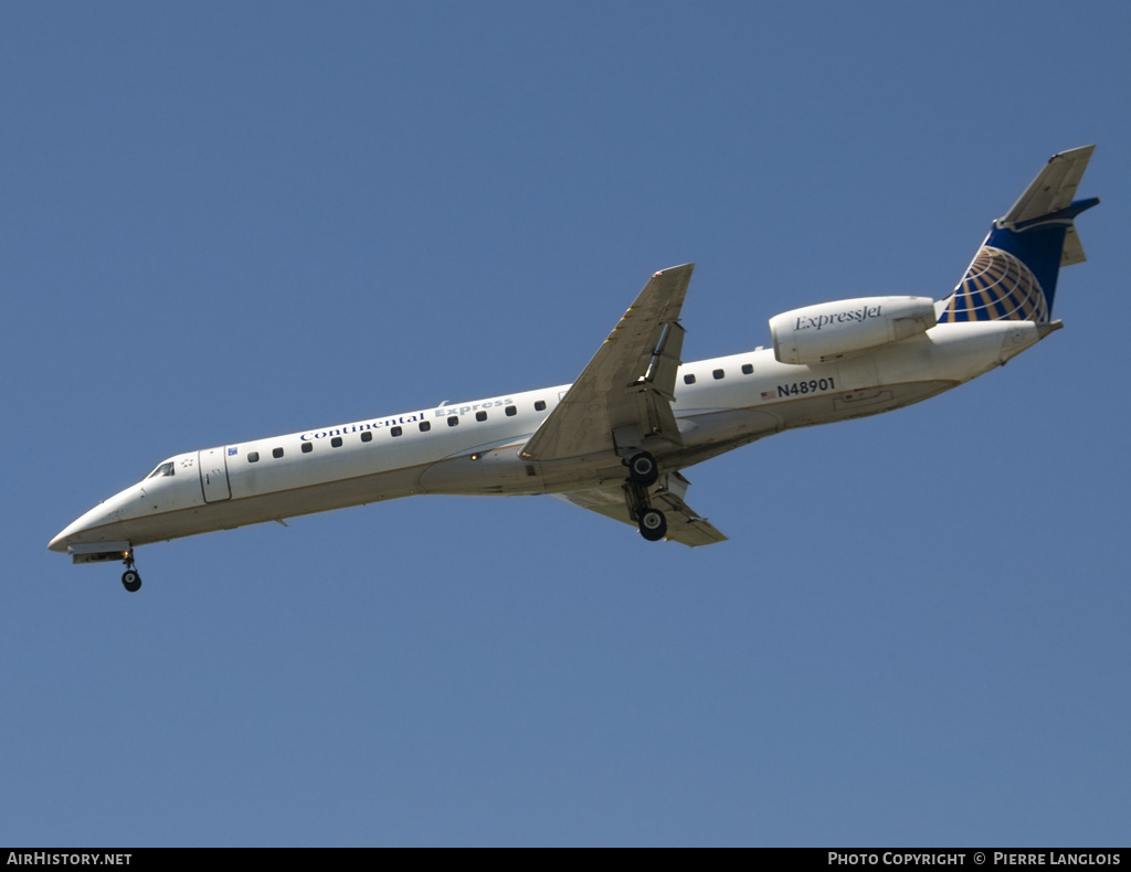 Aircraft Photo of N48901 | Embraer ERJ-145LR (EMB-145LR) | Continental Express | AirHistory.net #204467