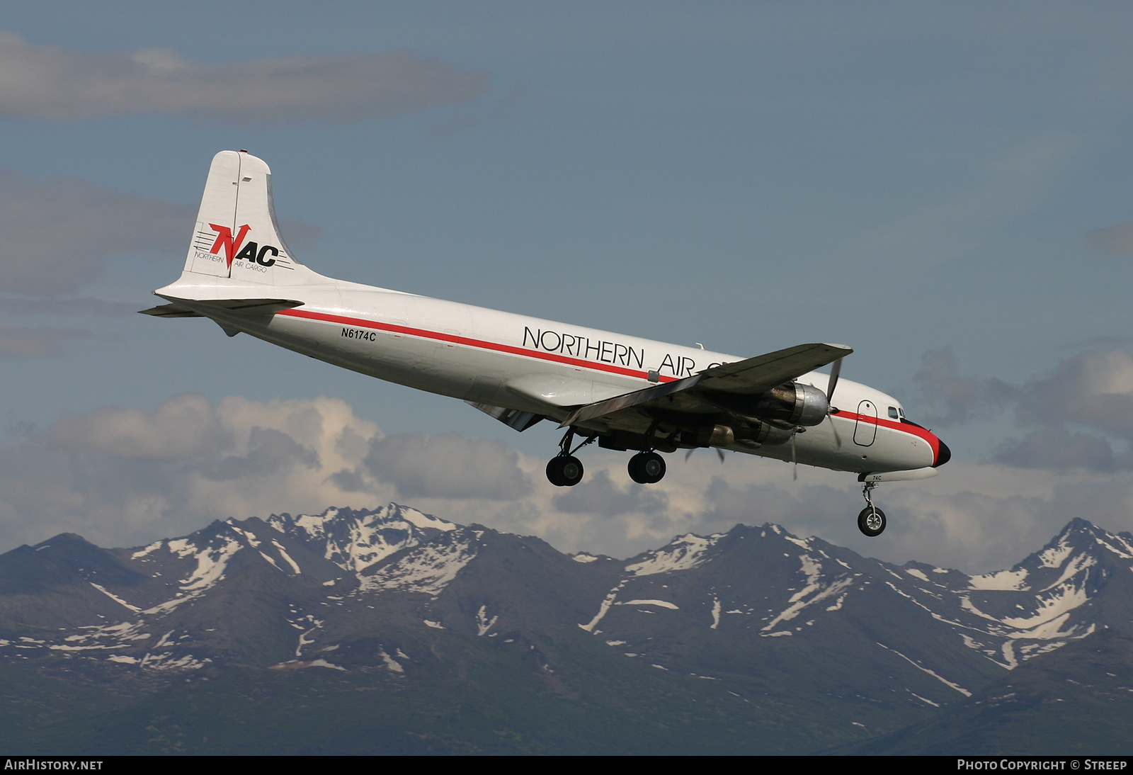 Aircraft Photo of N6174C | Douglas DC-6A | Northern Air Cargo - NAC | AirHistory.net #204479