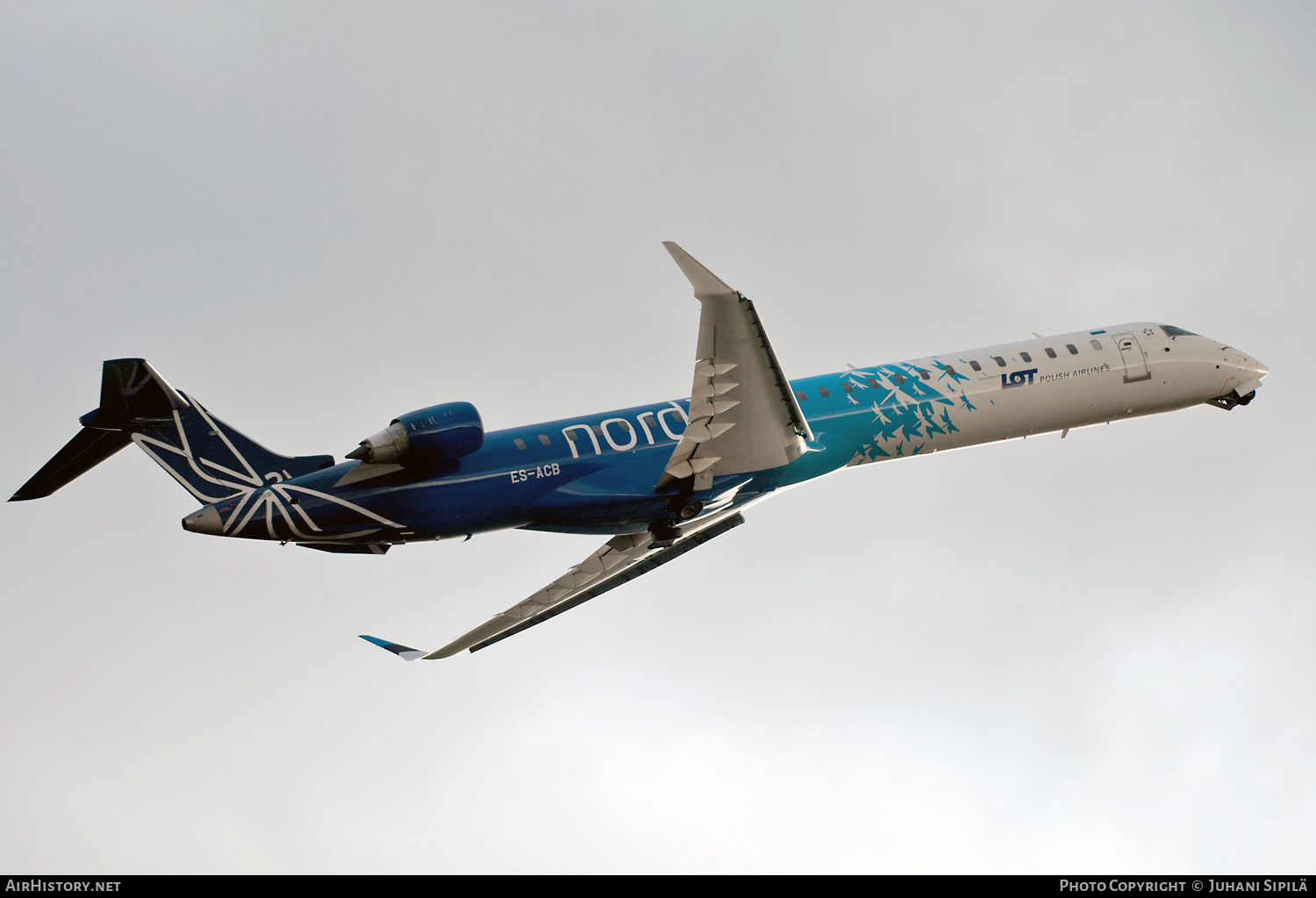 Aircraft Photo of ES-ACB | Bombardier CRJ-900 NG (CL-600-2D24) | Nordica | AirHistory.net #204502