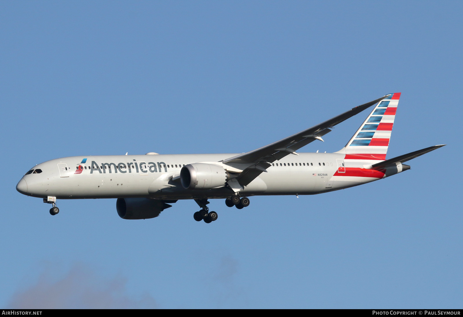 Aircraft Photo of N829AN | Boeing 787-9 Dreamliner | American Airlines | AirHistory.net #204516