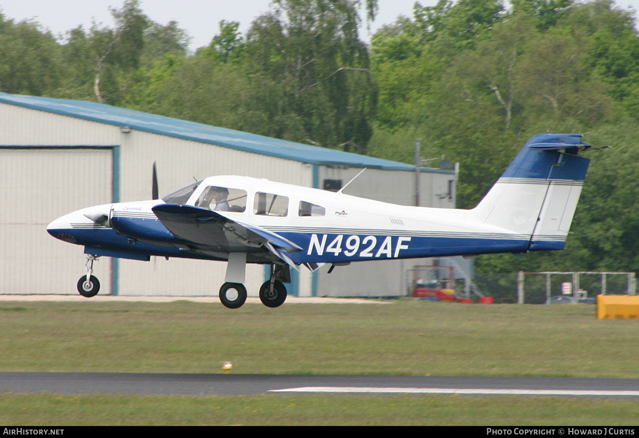 Aircraft Photo of N492AF | Piper PA-44-180 Seminole | AirHistory.net #204523