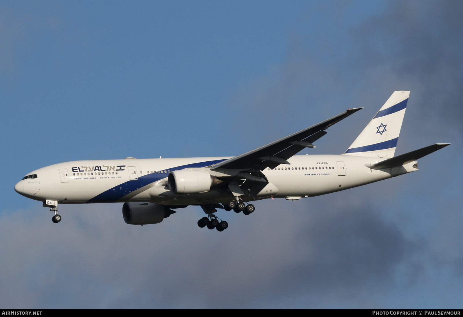 Aircraft Photo of 4X-ECA | Boeing 777-258/ER | El Al Israel Airlines | AirHistory.net #204526