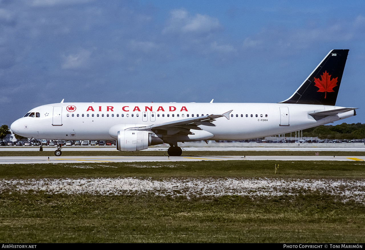 Aircraft Photo of C-FDRH | Airbus A320-211 | Air Canada | AirHistory.net #204527