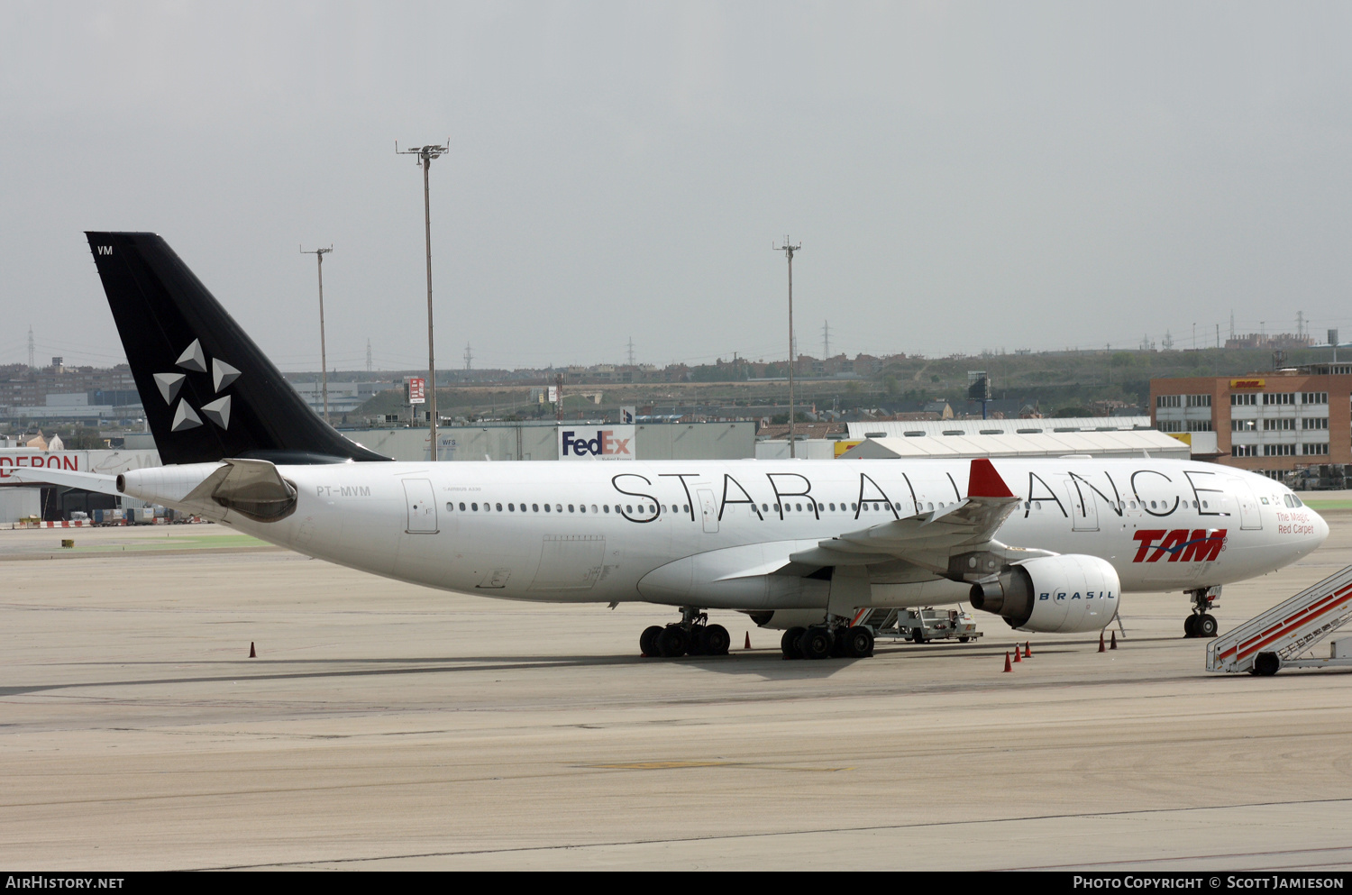 Aircraft Photo of PT-MVM | Airbus A330-223 | TAM Linhas Aéreas | AirHistory.net #204542
