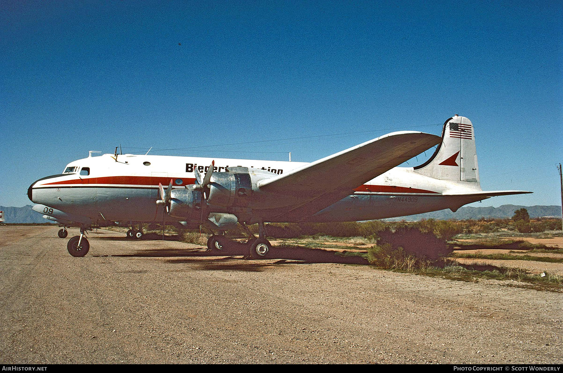Aircraft Photo of N44909 | Douglas C-54R Skymaster | Biegert Aviation | AirHistory.net #204547
