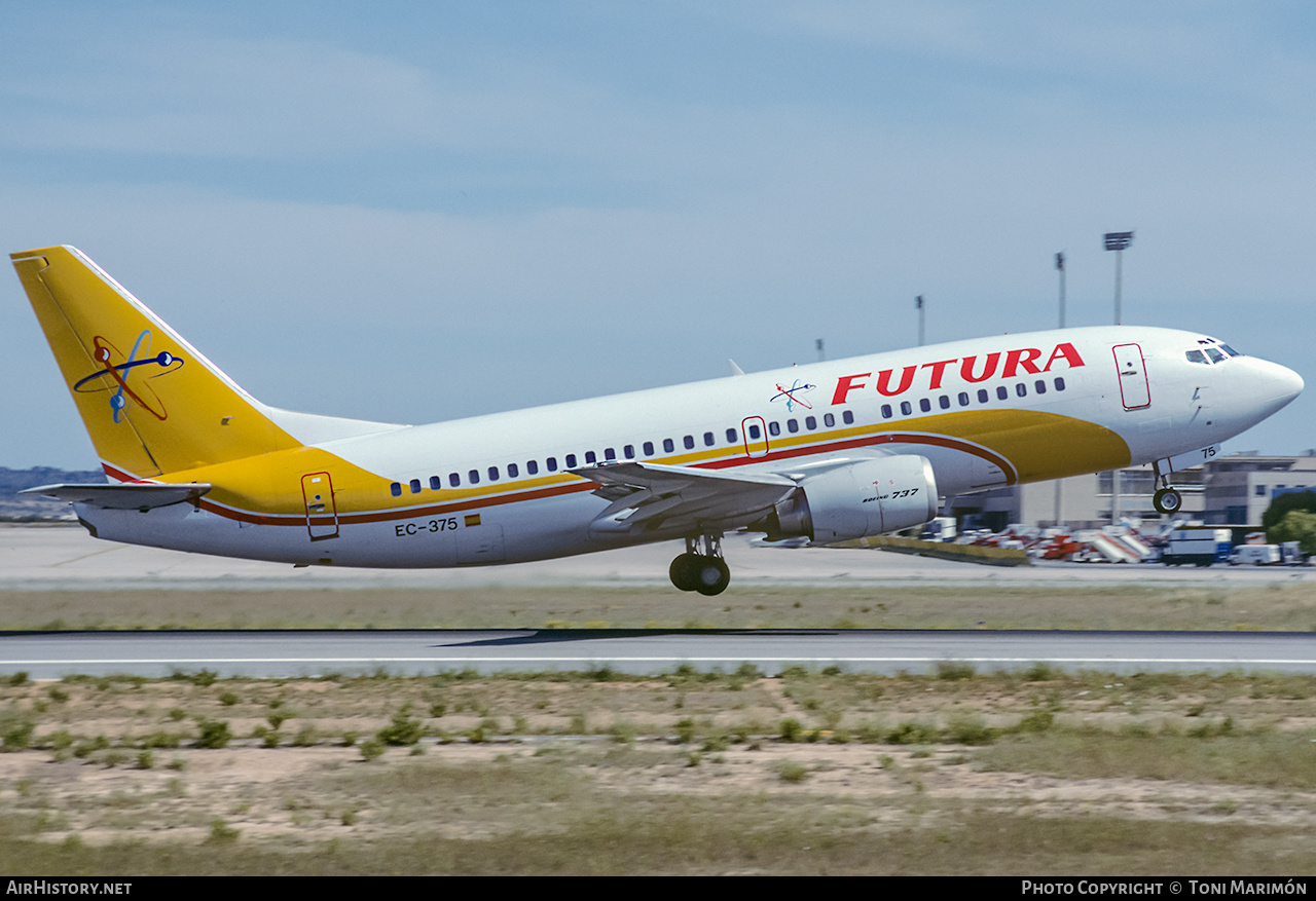 Aircraft Photo of EC-375 | Boeing 737-348 | Futura International Airways | AirHistory.net #204552