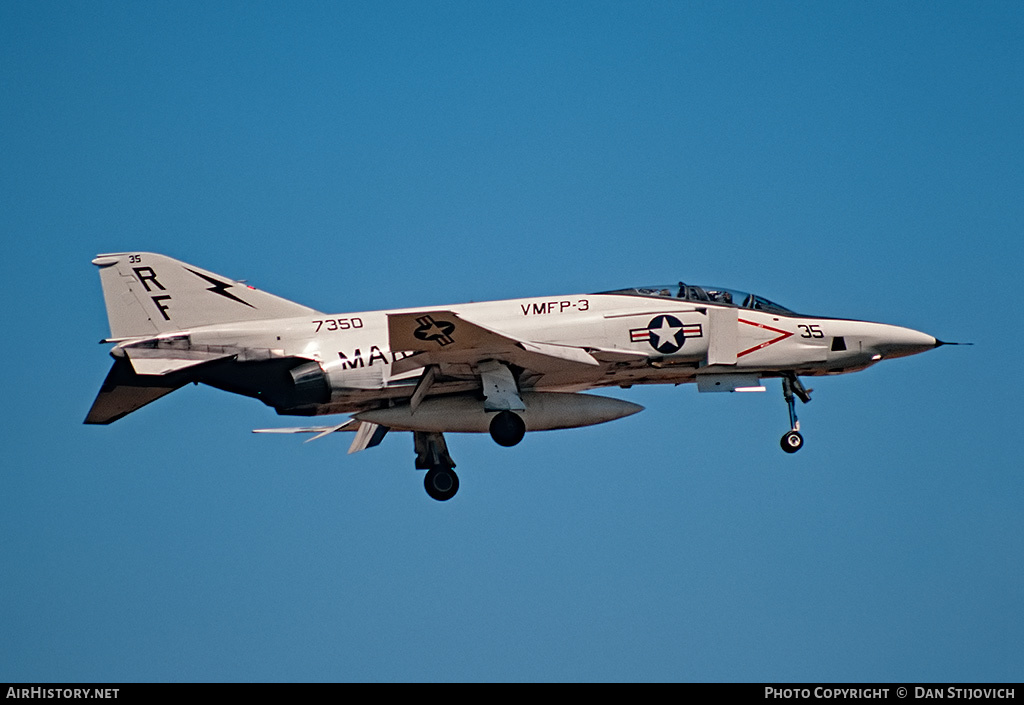 Aircraft Photo of 157350 / 7350 | McDonnell Douglas RF-4B Phantom II | USA - Marines | AirHistory.net #204558