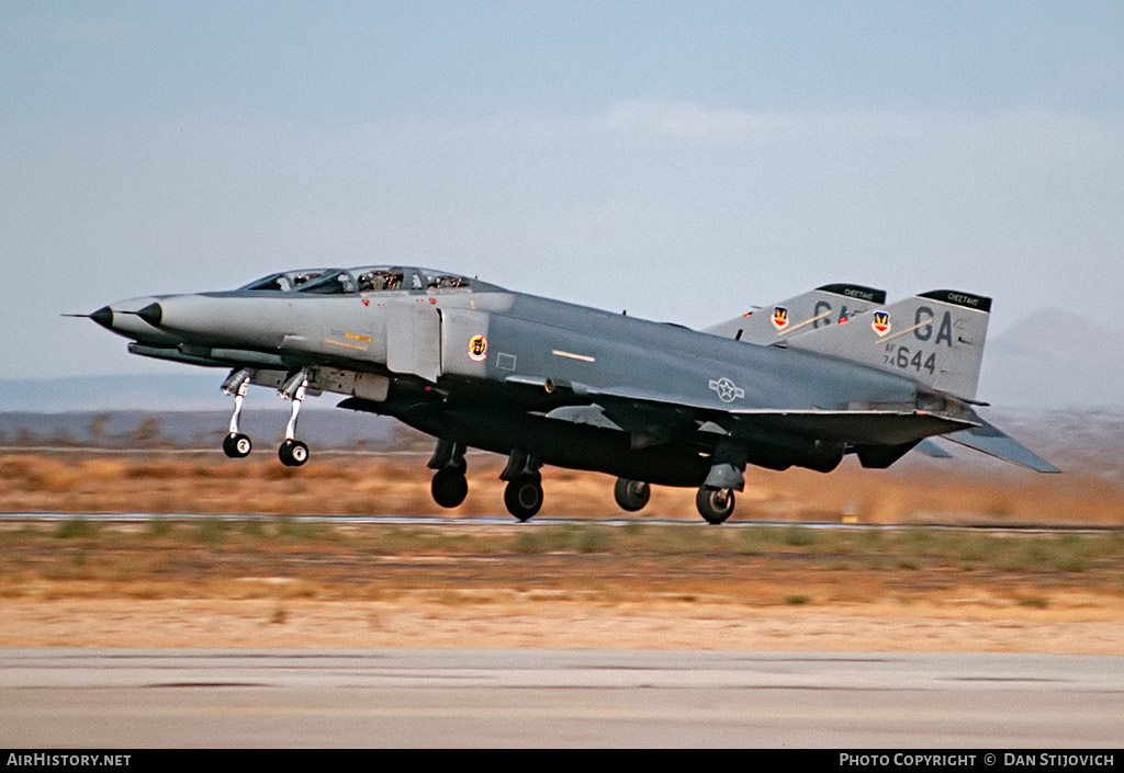 Aircraft Photo of 74-1644 / AF74-644 | McDonnell Douglas F-4E Phantom II | USA - Air Force | AirHistory.net #204621