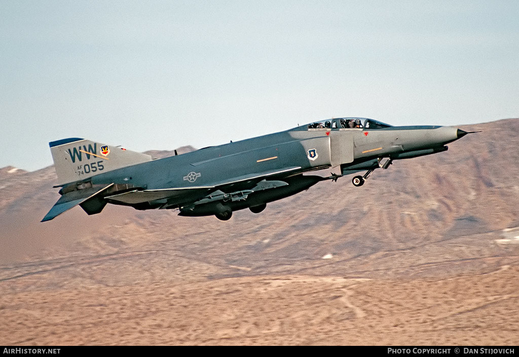 Aircraft Photo of 74-1055 / AF74-055 | McDonnell Douglas F-4E Phantom II | USA - Air Force | AirHistory.net #204623
