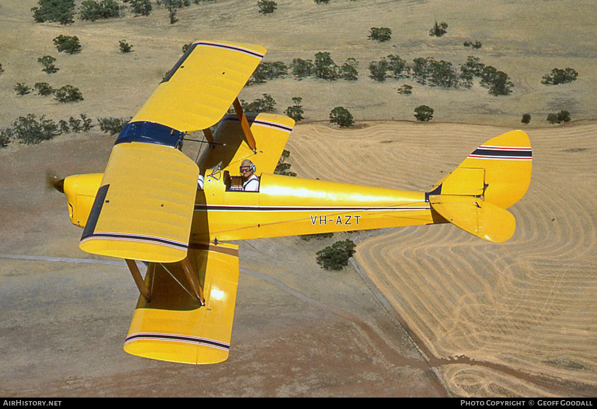 Aircraft Photo of VH-AZT | De Havilland D.H. 82A Tiger Moth | AirHistory.net #204644