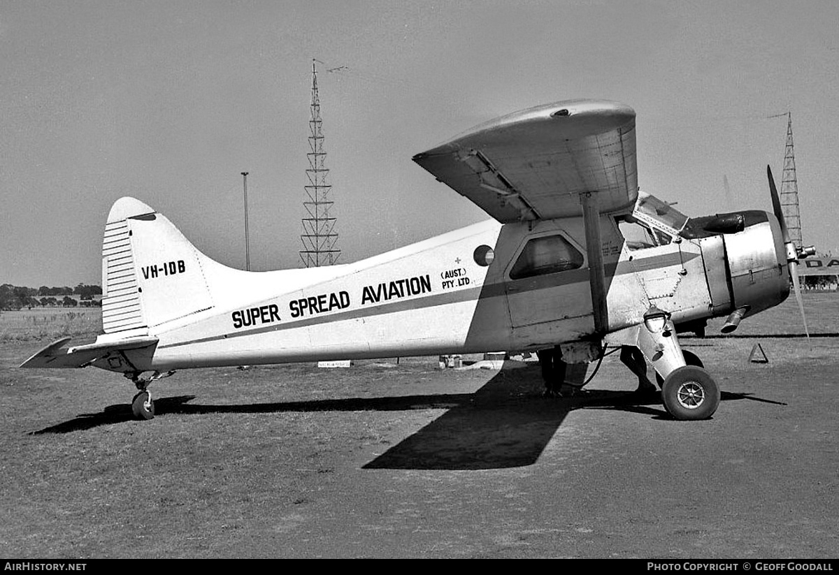 Aircraft Photo of VH-IDB | De Havilland Canada DHC-2 Beaver Mk1 | Super Spread Aviation | AirHistory.net #204650