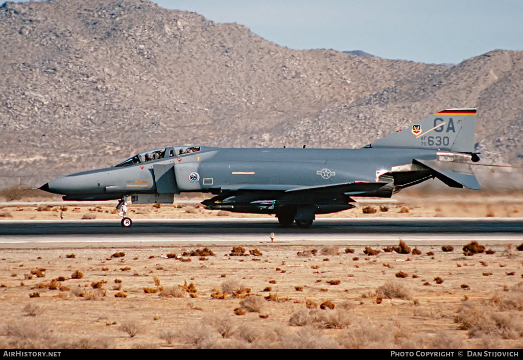 Aircraft Photo of 75-0630 / AF75-630 | McDonnell Douglas F-4E Phantom II | USA - Air Force | AirHistory.net #204652