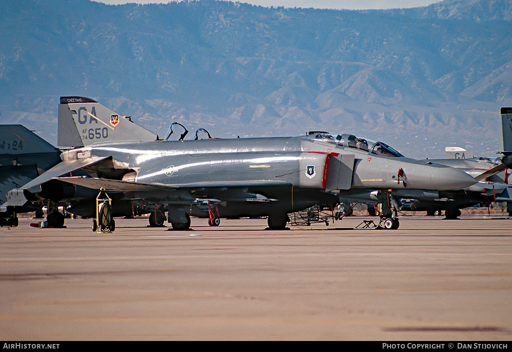 Aircraft Photo of 74-1650 / AF74-650 | McDonnell Douglas F-4E Phantom II | USA - Air Force | AirHistory.net #204653