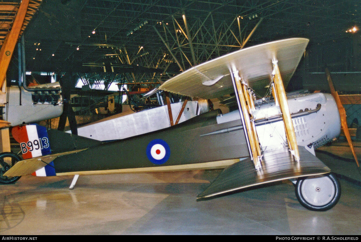 Aircraft Photo of B9913 | SPAD S-VII | UK - Air Force | AirHistory.net #204657