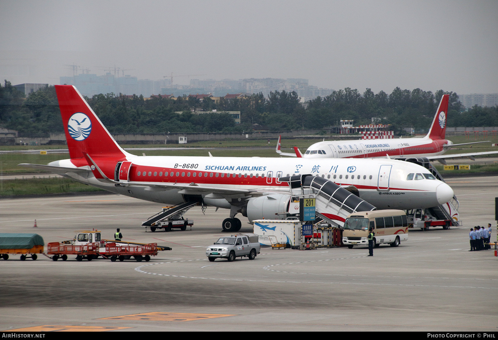 Aircraft Photo of B-8680 | Airbus A320-271N | Sichuan Airlines | AirHistory.net #204697