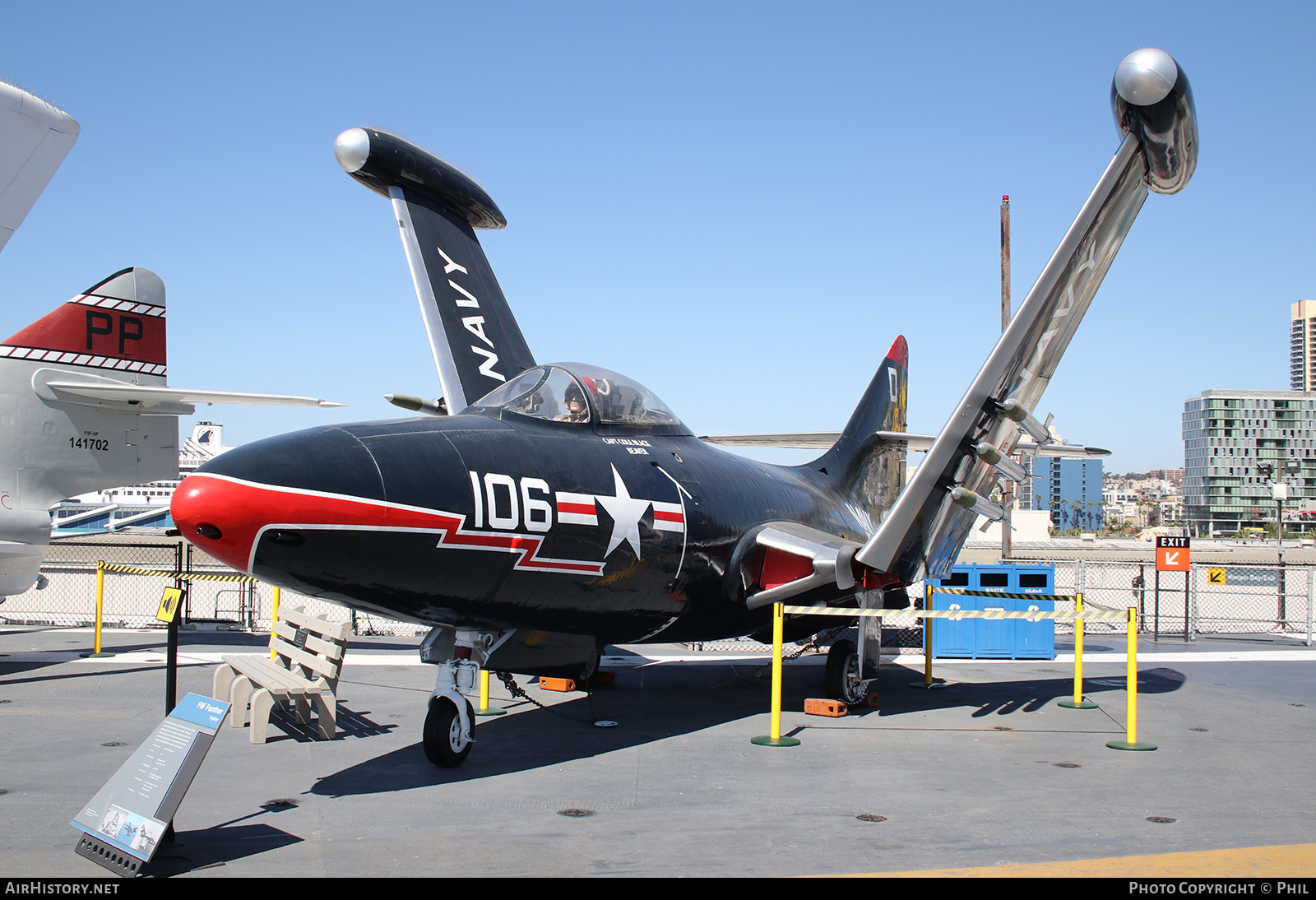 Aircraft Photo of 141136 | Grumman F9F-5 Panther | USA - Navy | AirHistory.net #204758
