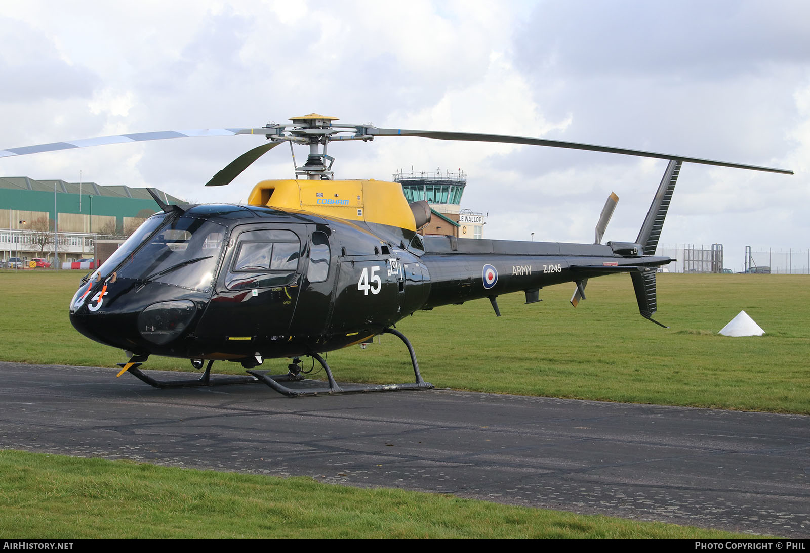 Aircraft Photo of ZJ245 | Eurocopter AS-350BB Squirrel HT1 | UK - Army | AirHistory.net #204766