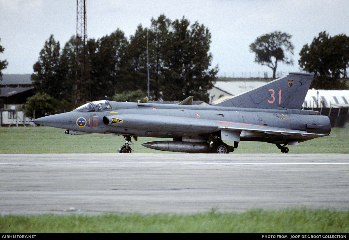 Aircraft Photo of 35531 | Saab J35J Draken | Sweden - Air Force | AirHistory.net #204805