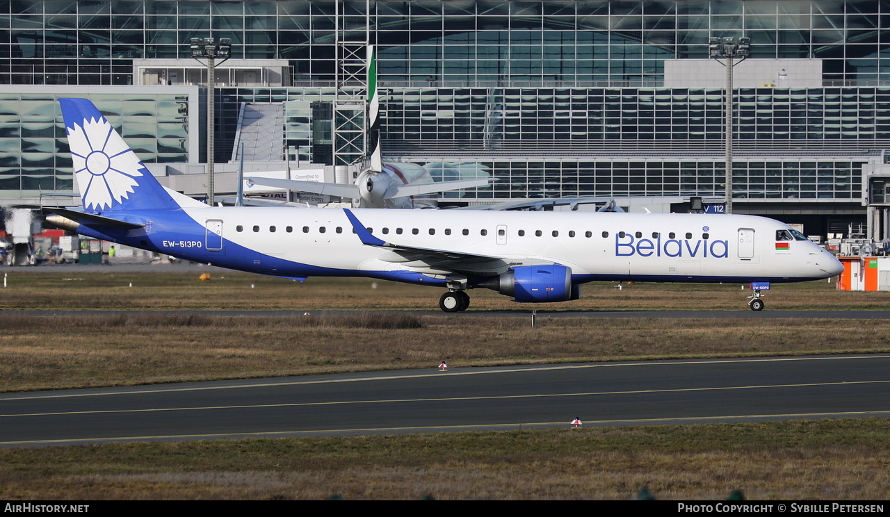 Aircraft Photo of EW-513PO | Embraer 195LR (ERJ-190-200LR) | Belavia | AirHistory.net #204820