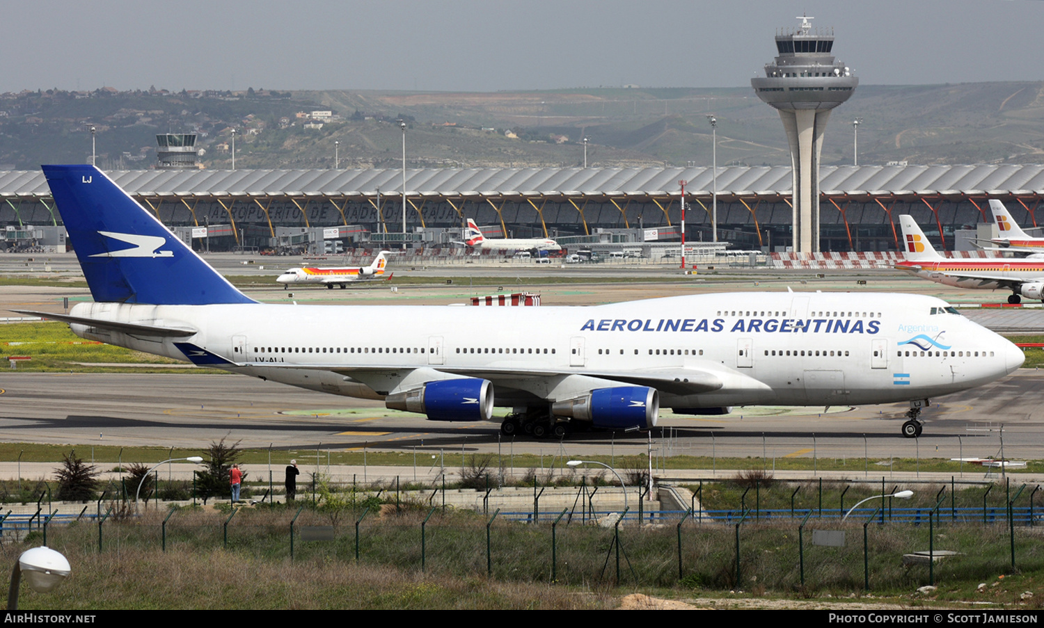 Aircraft Photo of LV-ALJ | Boeing 747-475 | Aerolíneas Argentinas | AirHistory.net #204872