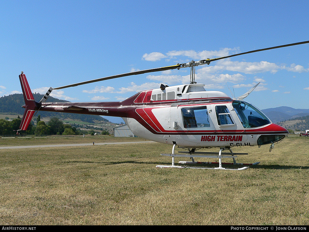 Aircraft Photo of C-GLHL | Bell 206B JetRanger II | High Terrain Helicopters | AirHistory.net #204888