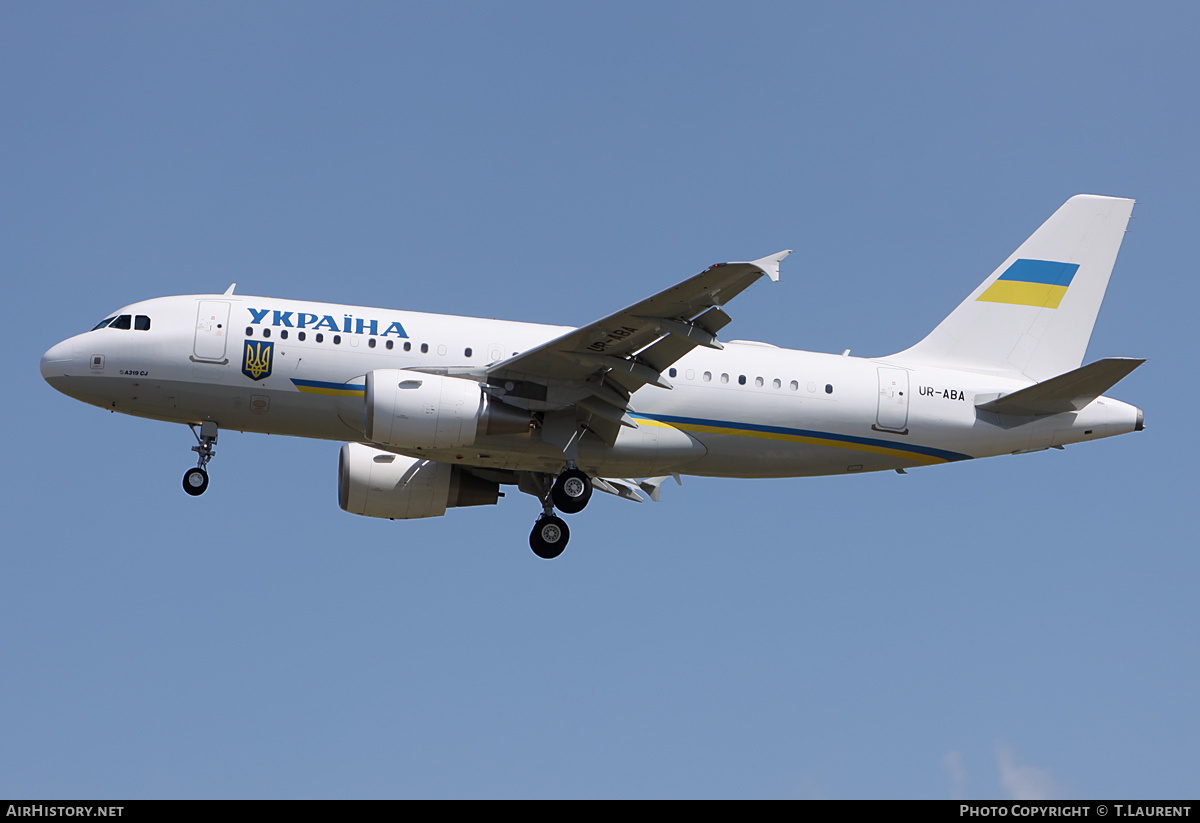 Aircraft Photo of UR-ABA | Airbus ACJ319 (A319-115/CJ) | Ukraine Government | AirHistory.net #204904