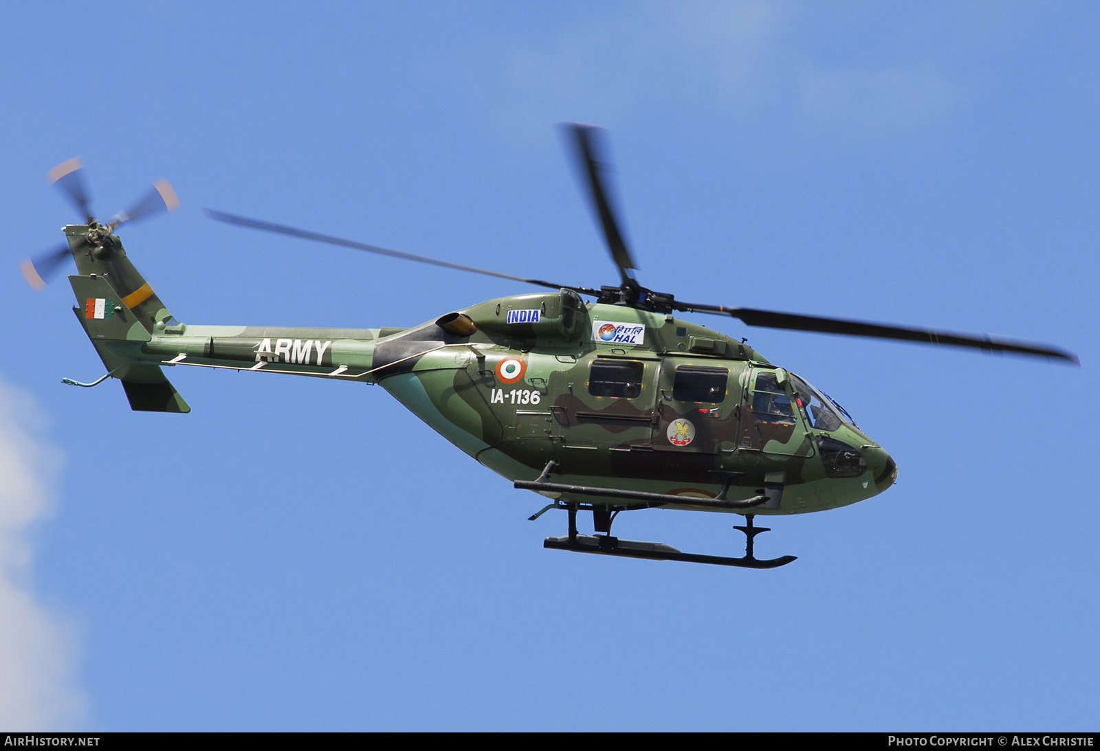 Aircraft Photo of IA1136 | Hindustan ALH Dhruv | India - Army | AirHistory.net #204916