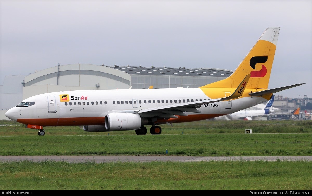 Aircraft Photo of D2-EWS | Boeing 737-7HB | SonAir | AirHistory.net #204957