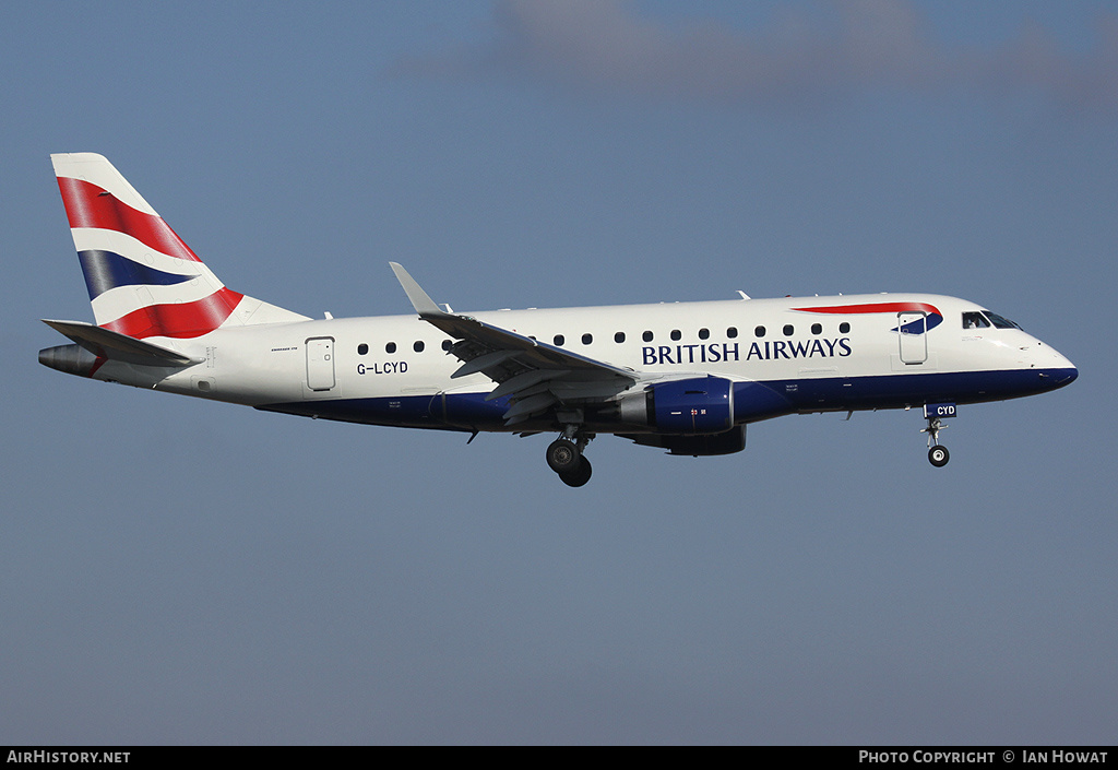 Aircraft Photo of G-LCYD | Embraer 170STD (ERJ-170-100STD) | British Airways | AirHistory.net #204976