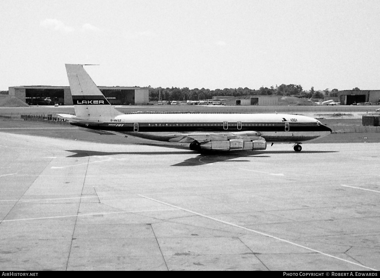 Aircraft Photo of G-AVZZ | Boeing 707-138B | Laker Airways | AirHistory.net #205002