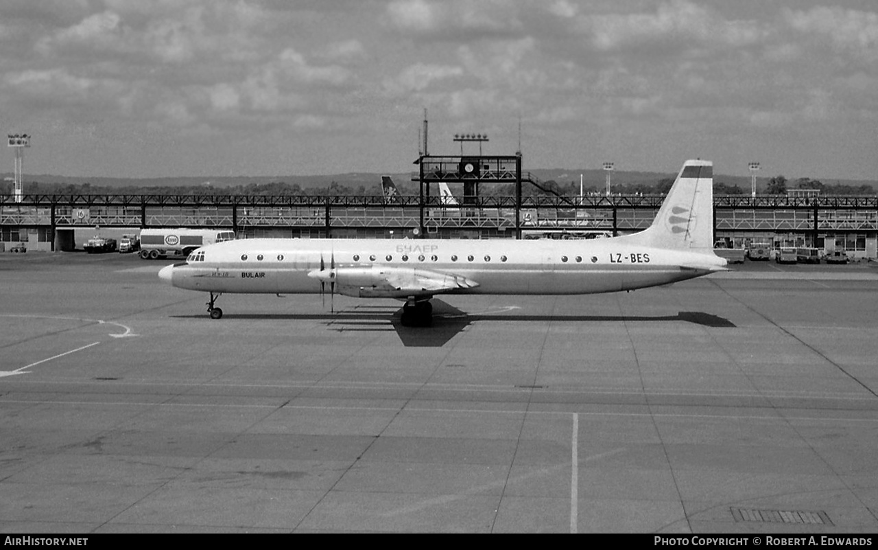 Aircraft Photo of LZ-BES | Ilyushin Il-18V | Bulair | AirHistory.net #205007