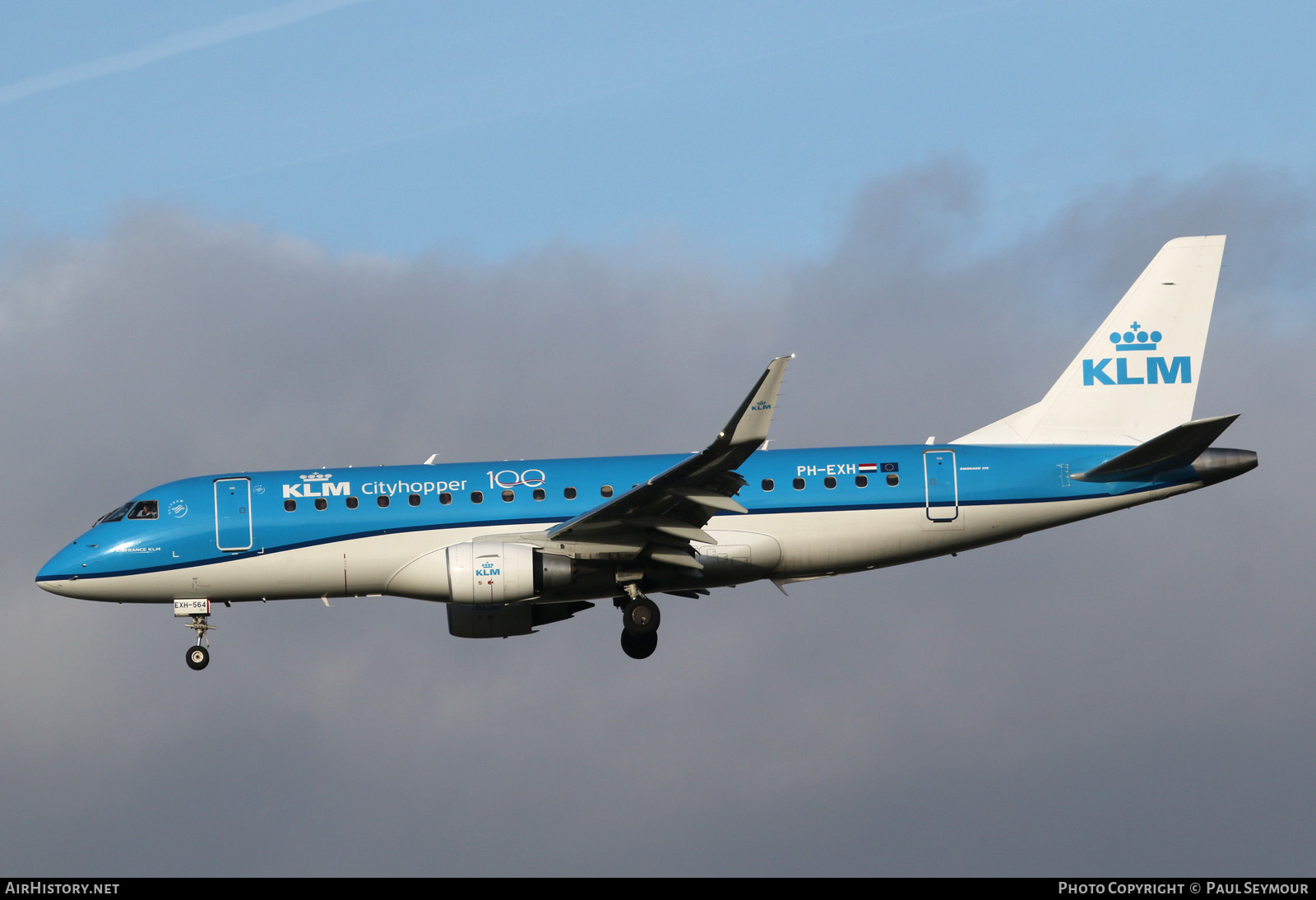 Aircraft Photo of PH-EXH | Embraer 175STD (ERJ-170-200STD) | KLM Cityhopper | AirHistory.net #205011