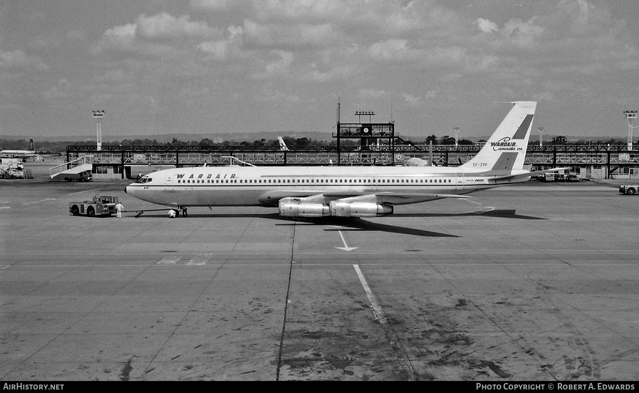 Aircraft Photo of CF-ZYP | Boeing 707-396C | Wardair Canada | AirHistory.net #205020