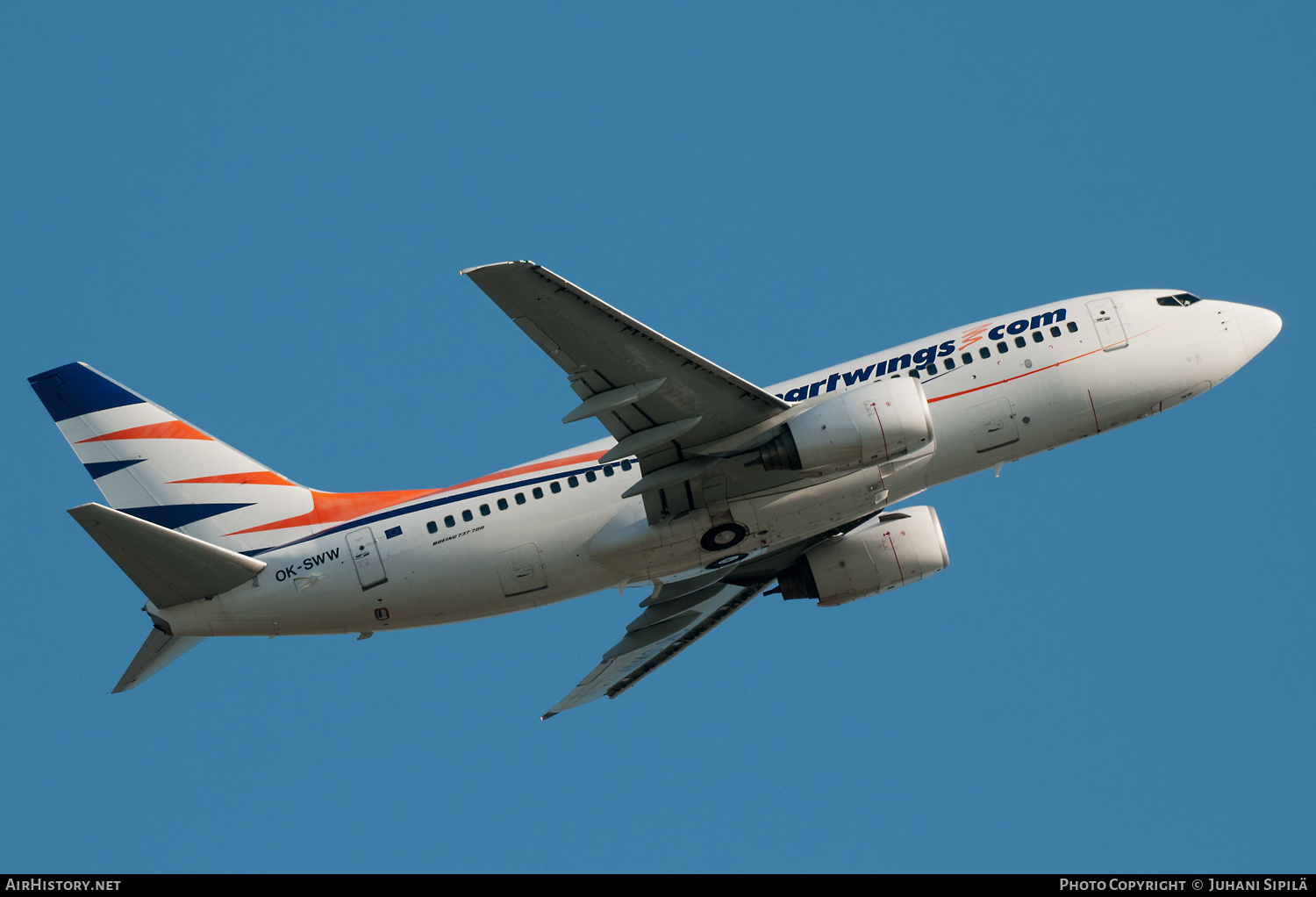 Aircraft Photo of OK-SWW | Boeing 737-7Q8 | Smartwings | AirHistory.net #205031