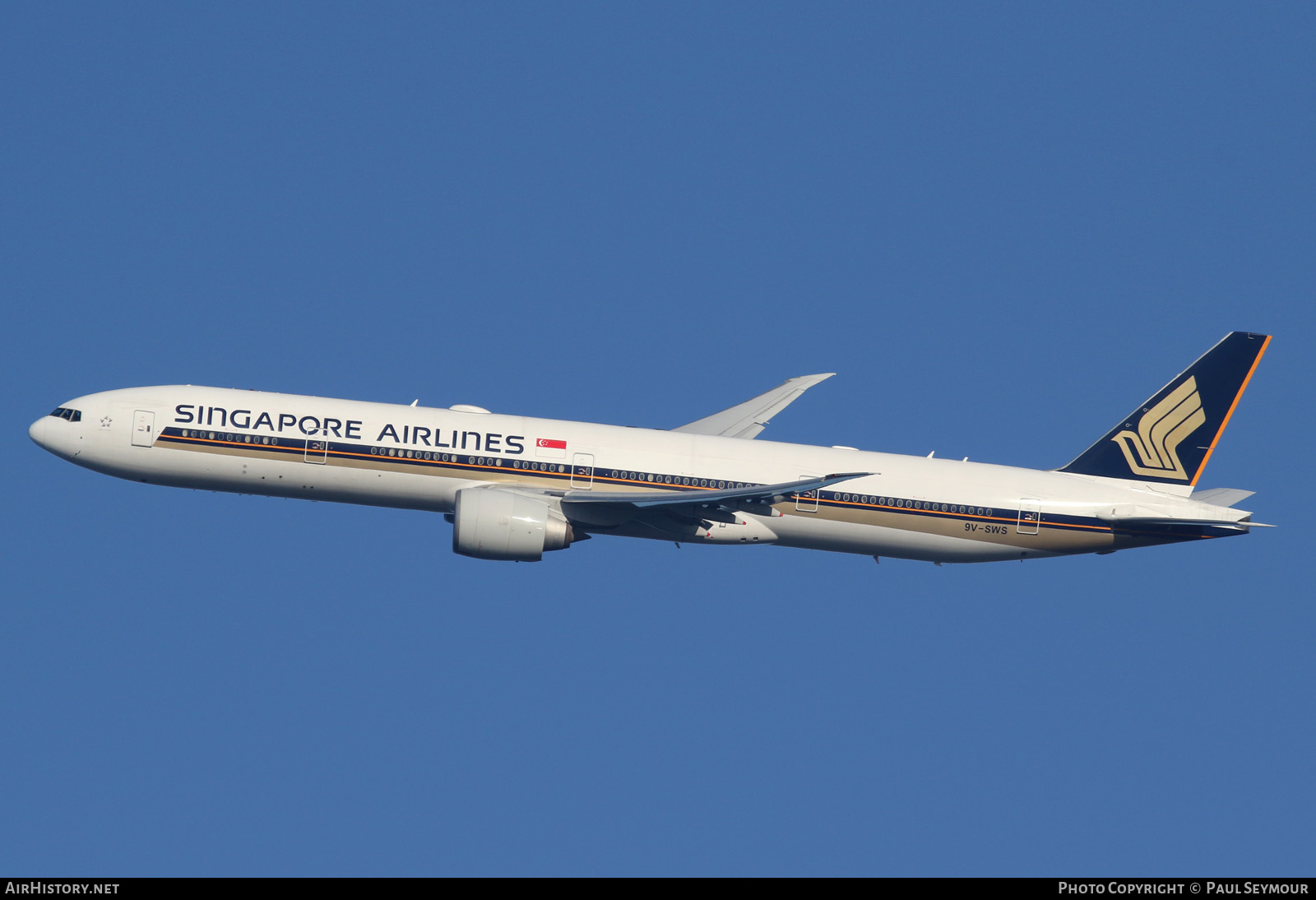 Aircraft Photo of 9V-SWS | Boeing 777-312/ER | Singapore Airlines | AirHistory.net #205032